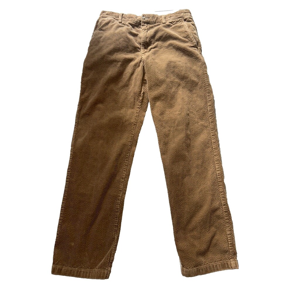 Polo Ralph Lauren Boys size 16 Corduroy Pants Straight Leg Tan NWOT